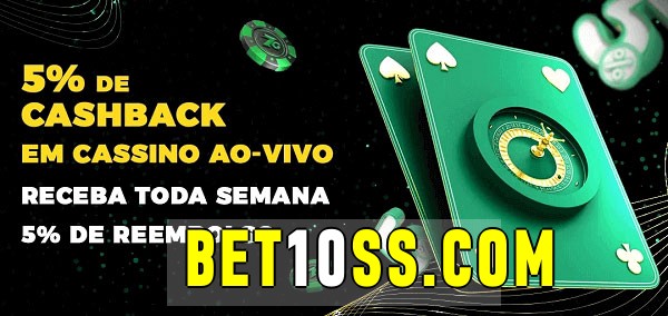 Promoções do cassino ao Vivo bet10 
